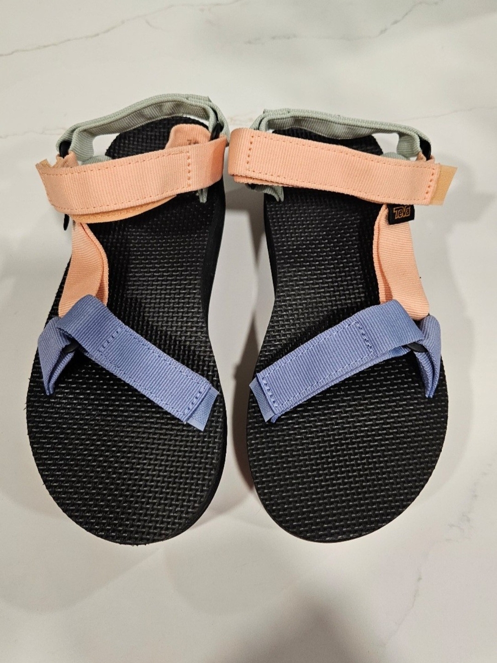 Teva Peach & Lavender Platform Sport Sandals